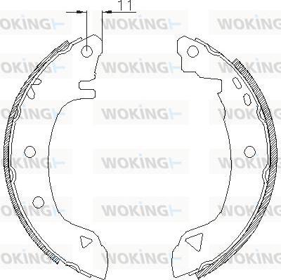 Woking Z4182.00 - Kočiona obloga www.molydon.hr