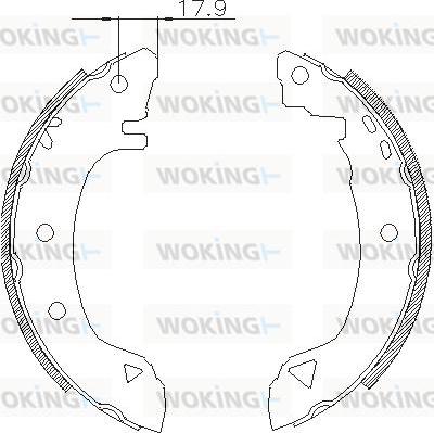 Woking Z4182.01 - Kočiona obloga www.molydon.hr