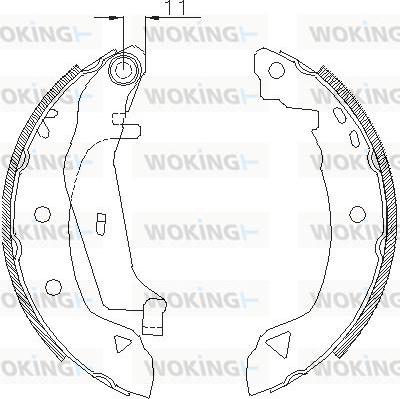 Woking Z4182.02 - Kočiona obloga www.molydon.hr