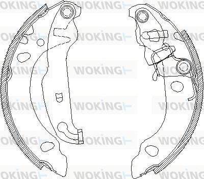 Woking Z4138.00 - Kočiona obloga www.molydon.hr