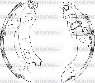 Woking Z4138.01 - Kočiona obloga www.molydon.hr