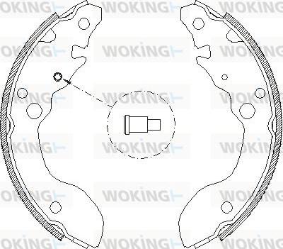 Woking Z4124.00 - Kočiona obloga www.molydon.hr