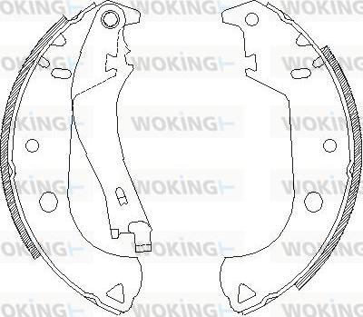 Woking Z4125.01 - Kočiona obloga www.molydon.hr