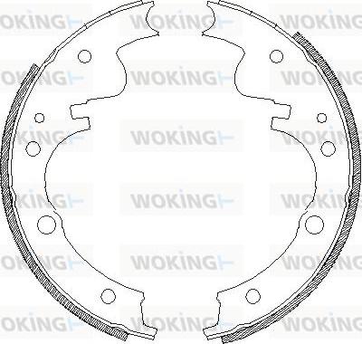 Woking Z4121.00 - Kočiona obloga www.molydon.hr