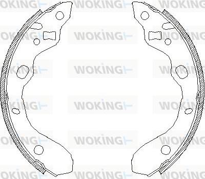 Woking Z4128.00 - Kočiona obloga www.molydon.hr