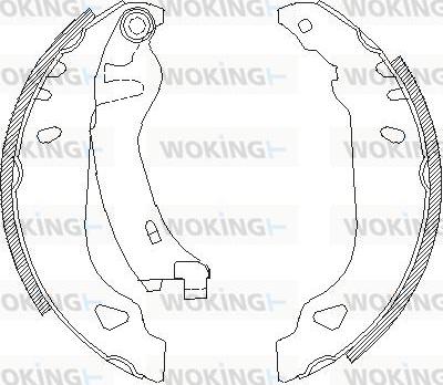 Woking Z4179.01 - Kočiona obloga www.molydon.hr