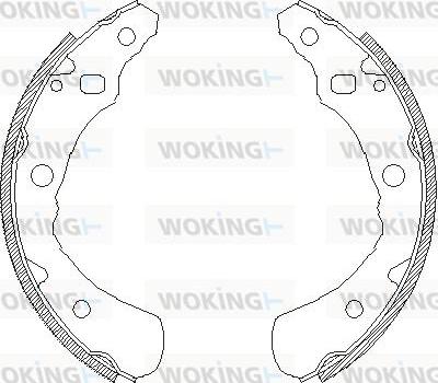 Woking Z4174.00 - Kočiona obloga www.molydon.hr