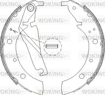 Woking Z4173.00 - Kočiona obloga www.molydon.hr