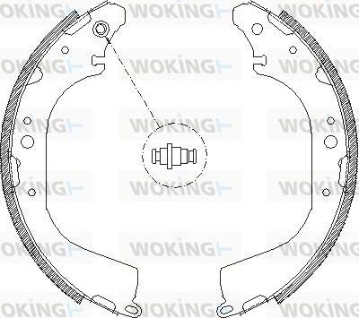 Woking Z4172.01 - Kočiona obloga www.molydon.hr