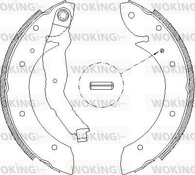 Woking Z4396.00 - Kočiona obloga www.molydon.hr