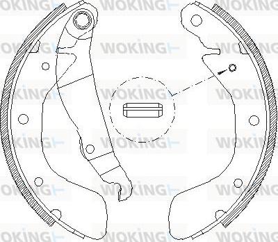 Woking Z4398.00 - Kočiona obloga www.molydon.hr