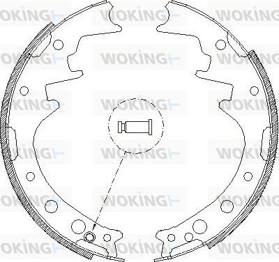 Woking Z4346.00 - Kočiona obloga www.molydon.hr