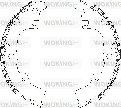 Woking Z4340.00 - Kočiona obloga www.molydon.hr