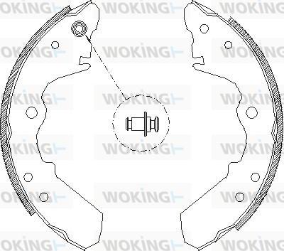 Woking Z4343.00 - Kočiona obloga www.molydon.hr