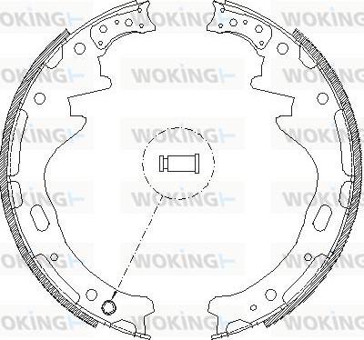 Woking Z4357.00 - Kočiona obloga www.molydon.hr