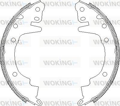 Woking Z4369.00 - Kočiona obloga www.molydon.hr