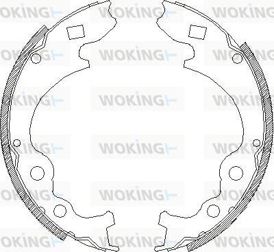 Woking Z4364.00 - Kočiona obloga www.molydon.hr