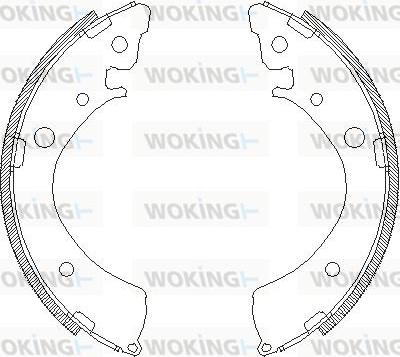 Woking Z4367.00 - Kočiona obloga www.molydon.hr