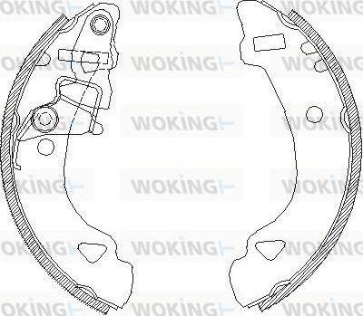 Woking Z4303.00 - Kočiona obloga www.molydon.hr