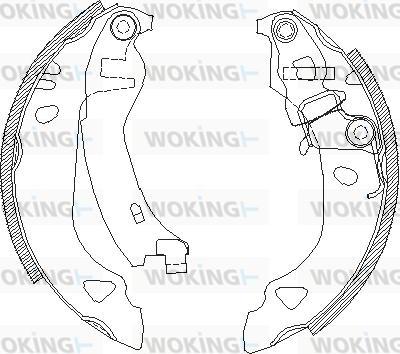 Woking Z4302.00 - Kočiona obloga www.molydon.hr