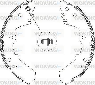 Woking Z4316.00 - Kočiona obloga www.molydon.hr