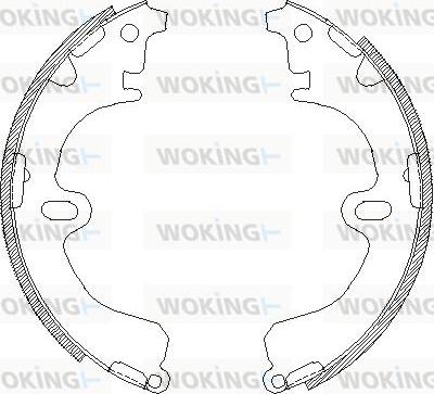 Woking Z4380.01 - Kočiona obloga www.molydon.hr