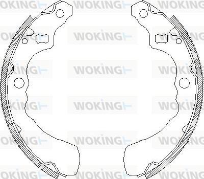 Woking Z4381.00 - Kočiona obloga www.molydon.hr