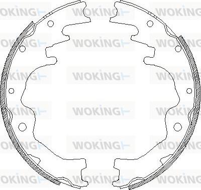 Woking Z4388.00 - Kočiona obloga www.molydon.hr