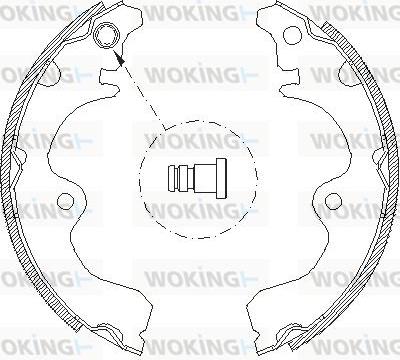 Woking Z4334.01 - Kočiona obloga www.molydon.hr