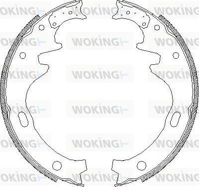 Woking Z4335.00 - Kočiona obloga www.molydon.hr