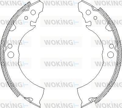 Woking Z4331.00 - Kočiona obloga www.molydon.hr