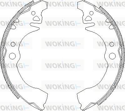 Woking Z4374.00 - Kočiona obloga www.molydon.hr