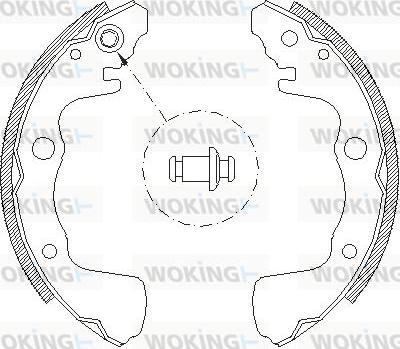 Woking Z4373.00 - Kočiona obloga www.molydon.hr