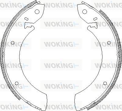 Woking Z4245.00 - Kočiona obloga www.molydon.hr