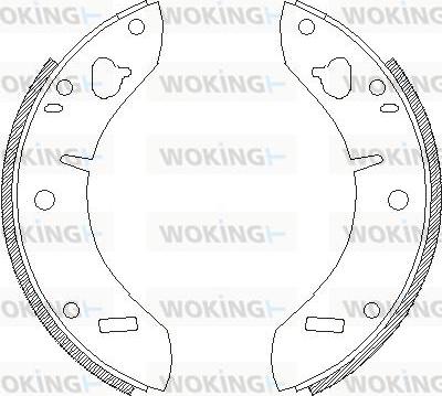 Woking Z4205.00 - Kočiona obloga www.molydon.hr