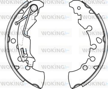 Woking Z4201.00 - Kočiona obloga www.molydon.hr