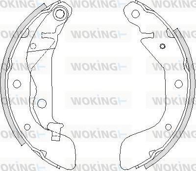 Woking Z4208.00 - Kočiona obloga www.molydon.hr