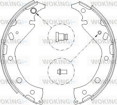 Woking Z4207.00 - Kočiona obloga www.molydon.hr