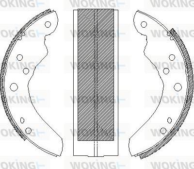 Woking Z4214.00 - Kočiona obloga www.molydon.hr