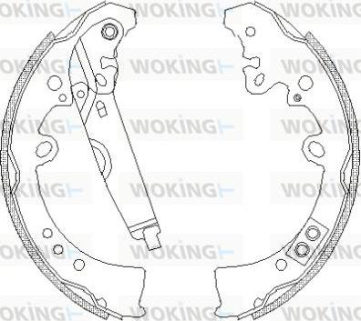 Woking Z4218.01 - Kočiona obloga www.molydon.hr