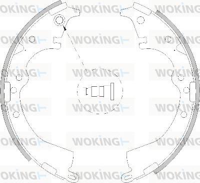 Woking Z4217.00 - Kočiona obloga www.molydon.hr