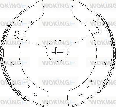 Woking Z4283.00 - Kočiona obloga www.molydon.hr