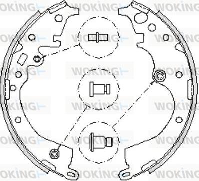 Woking Z4239.00 - Kočiona obloga www.molydon.hr