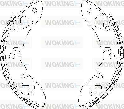 Woking Z4221.00 - Kočiona obloga www.molydon.hr