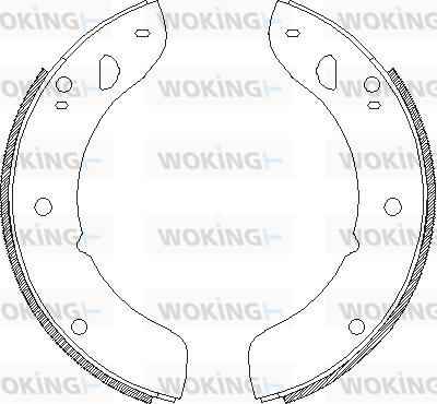 Woking Z4222.00 - Kočiona obloga www.molydon.hr