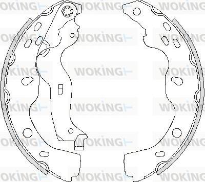 Woking Z4227.00 - Kočiona obloga www.molydon.hr