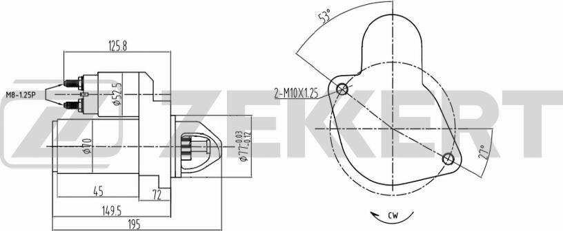 Zekkert AN-1008 - Starter www.molydon.hr