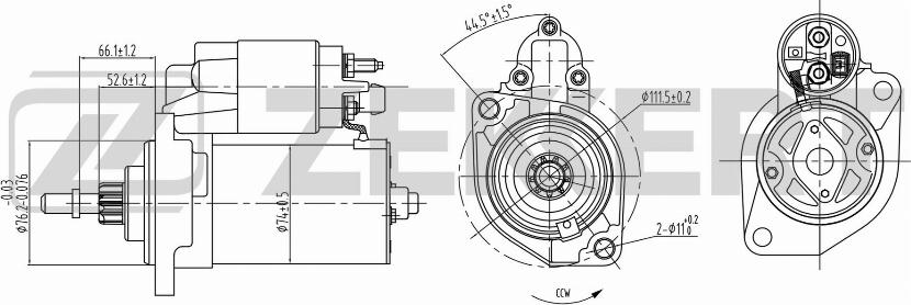 Zekkert AN-1014 - Starter www.molydon.hr