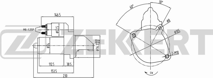 Zekkert AN-1029 - Starter www.molydon.hr