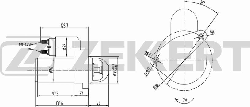 Zekkert AN-1027 - Starter www.molydon.hr